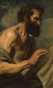 Anthony Van Dyck Study of a Bearded Man with Hands Raised, Sweden oil painting artist